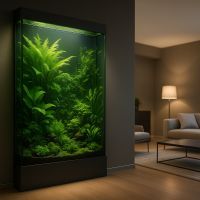 Aquarium mural et plante : l'accord parfait
